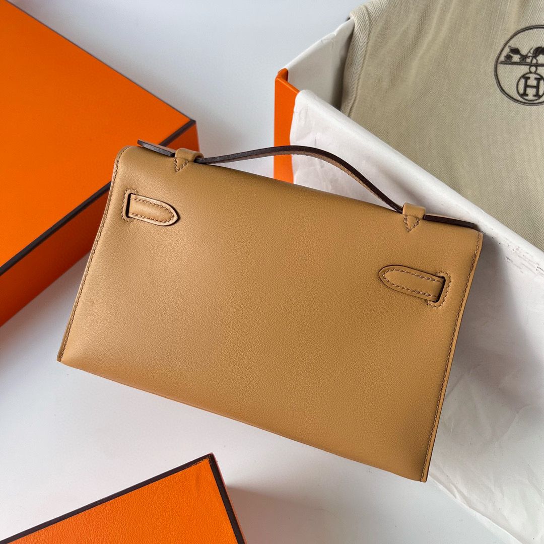 KELLY POCHETTE SWIFT 4B BISCUIT GHW