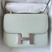 CONSTANCE 24CM EPSOM 镜子款 0S VERT FIZZ SILVER HARDWARE