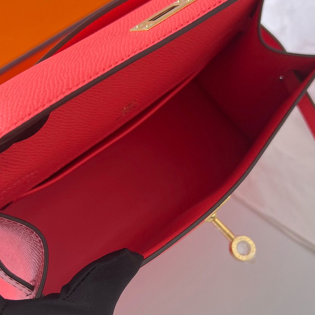KELLY POCHETTE EPSOM 0E ROSE TEXAS GHW