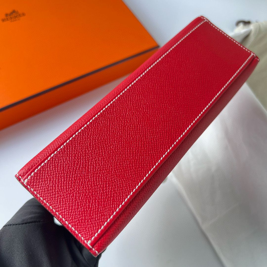 KELLY POCHETTE EPSOM Q5 ROSE CASAQUE PHW