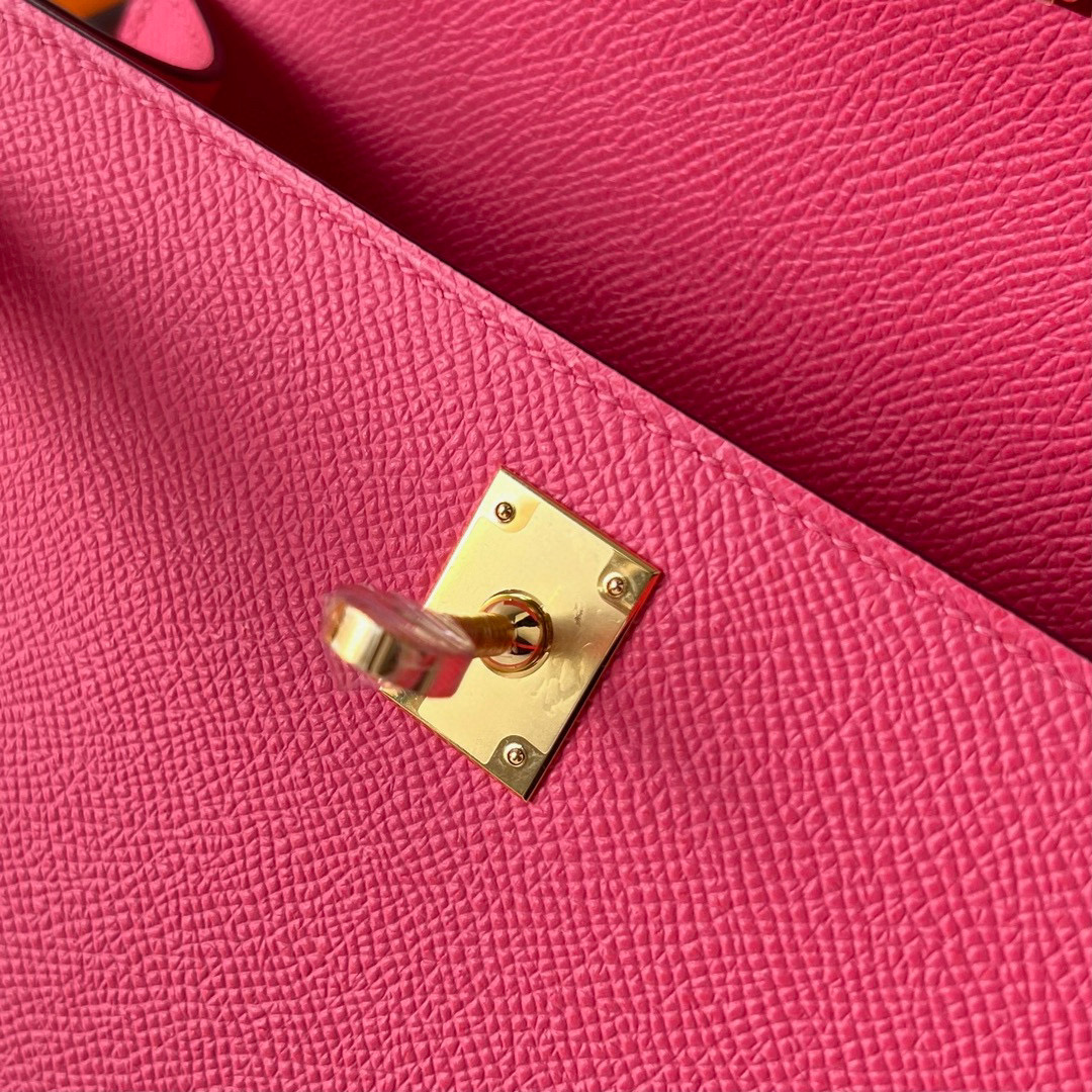 KELLY POCHETTE EPSOM 8W ROSE AZALEE GHW KELLY POCHETTE EPSOM 8W ROSE AZALEE GHW