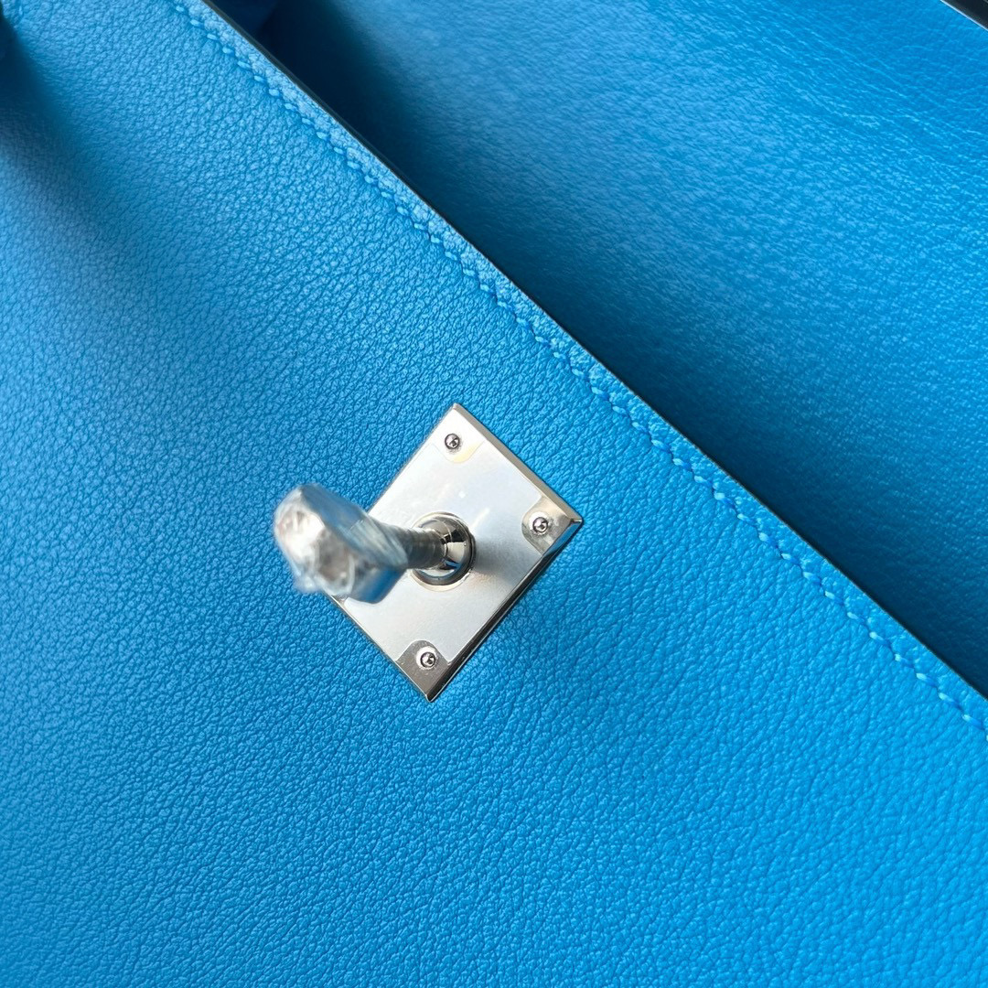 KELLY POCHETTE SWIFT B3 BLEU ZANZIBAR PHW KELLY POCHETTE SWIFT B3 BLEU ZANZIBAR PHW