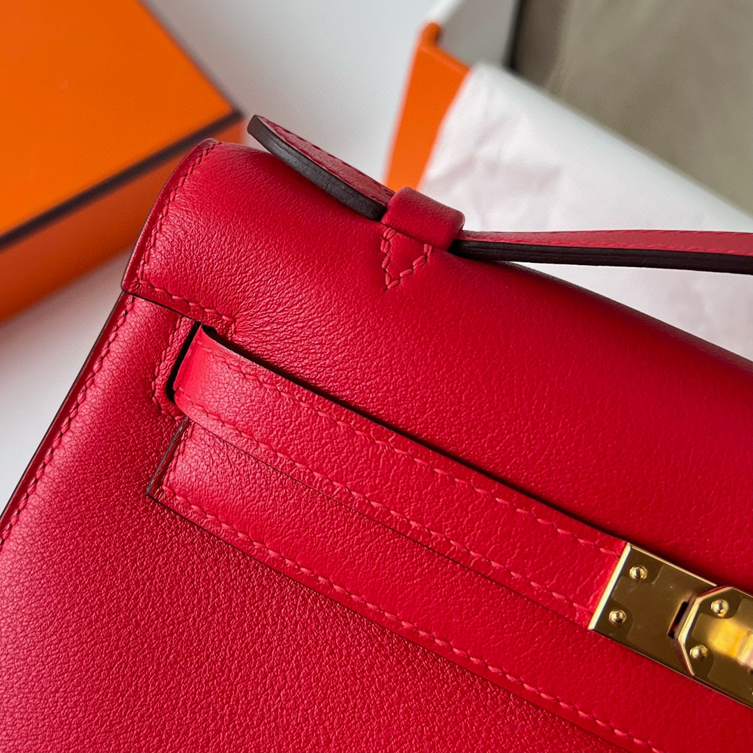 KELLY POCHETTE SWIFT S3 ROSE DE COEUR GHW KELLY POCHETTE SWIFT S3 ROSE DE COEUR GHW