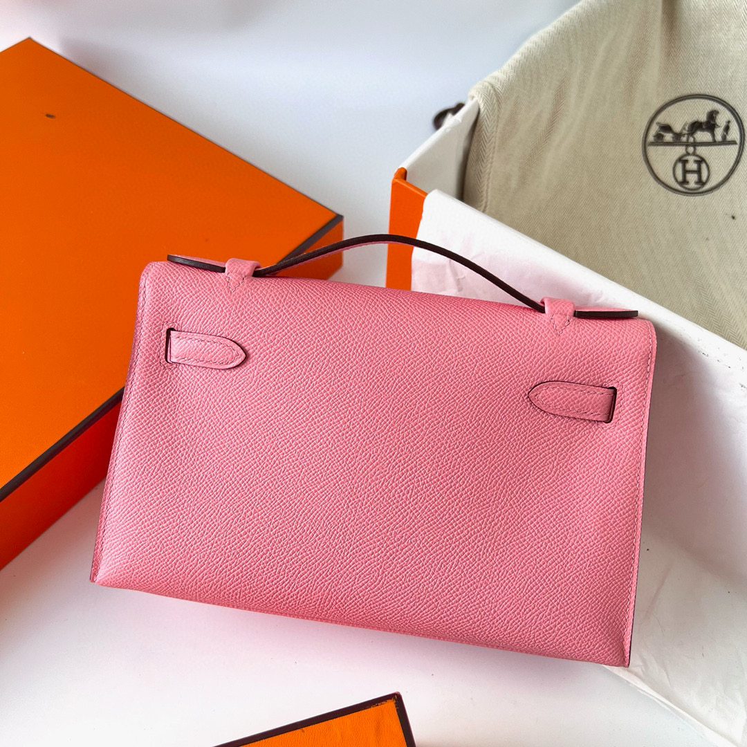 KELLY POCHETTE EPSOM 1Q ROSE CONFETTI PHW KELLY POCHETTE EPSOM 1Q ROSE CONFETTI PHW