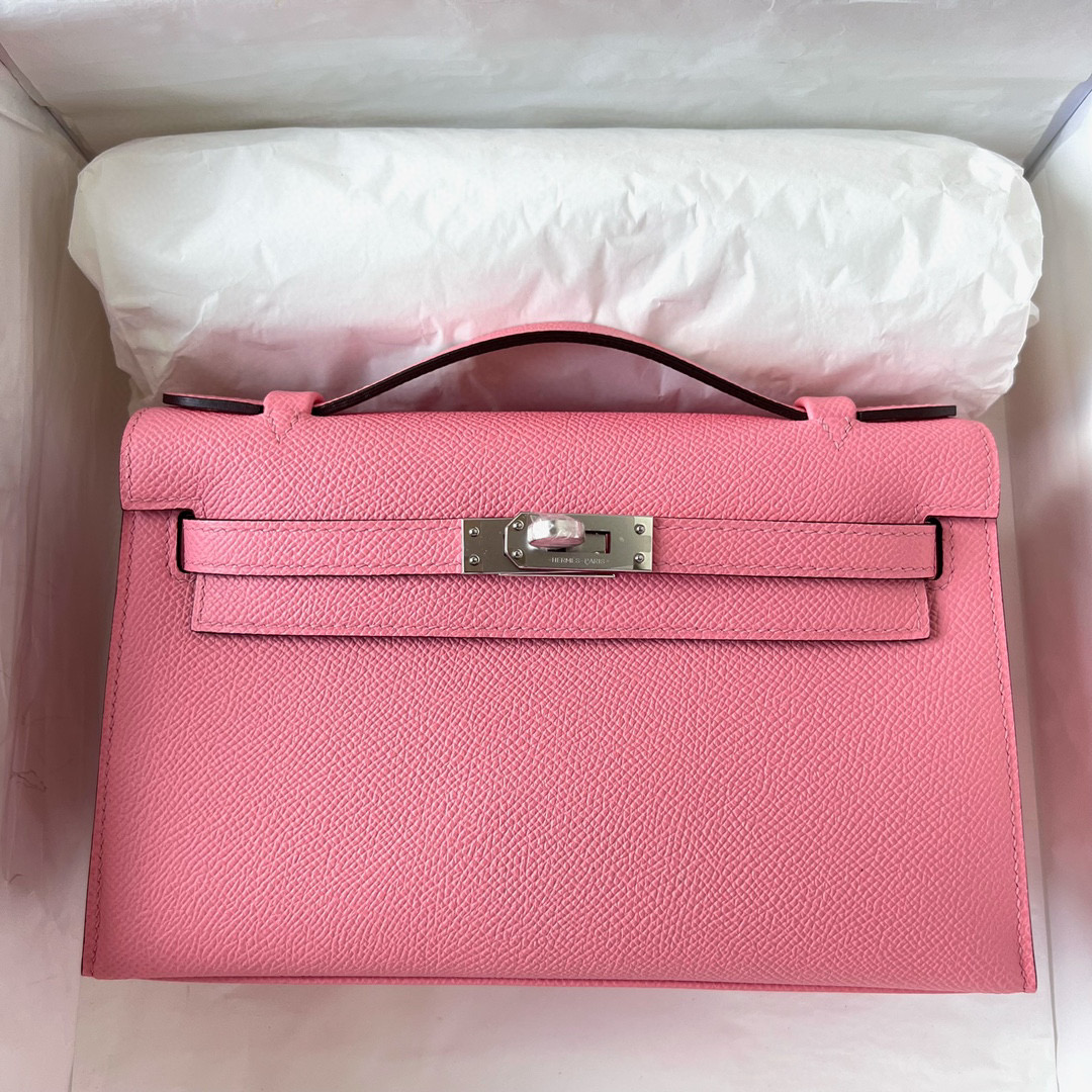 KELLY POCHETTE EPSOM 1Q ROSE CONFETTI PHW KELLY POCHETTE EPSOM 1Q ROSE CONFETTI PHW