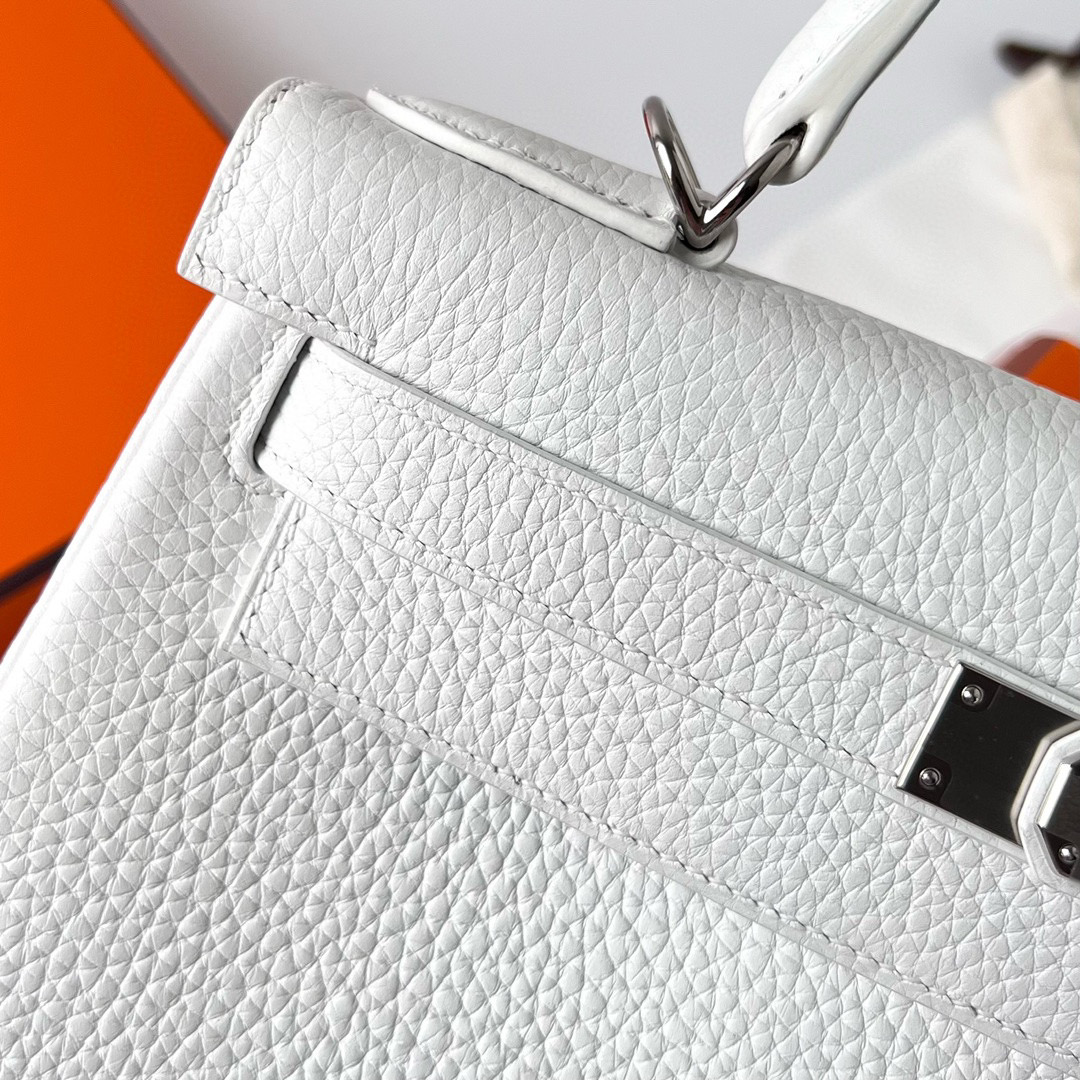 KELLY 28CM TAURILLON CLEMENCE 01 PURE WHITE PHW KELLY 28CM TAURILLON CLEMENCE 01 PURE WHITE PHW
