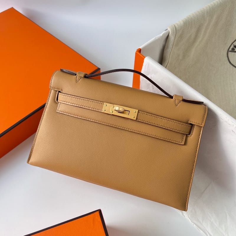 KELLY POCHETTE SWIFT 4B BISCUIT GHW