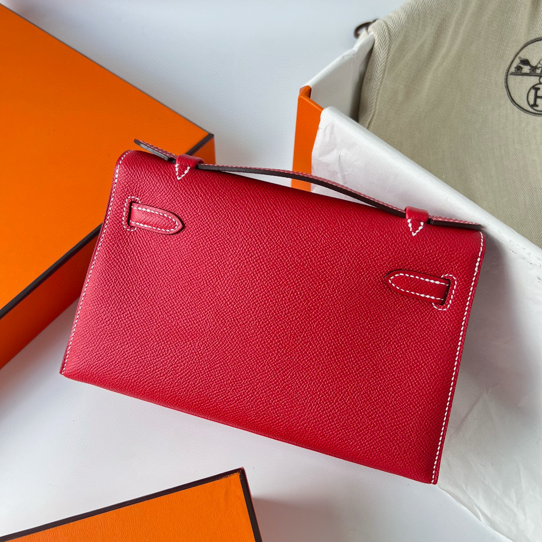 KELLY POCHETTE EPSOM Q5 ROSE CASAQUE PHW KELLY POCHETTE EPSOM Q5 ROSE CASAQUE PHW