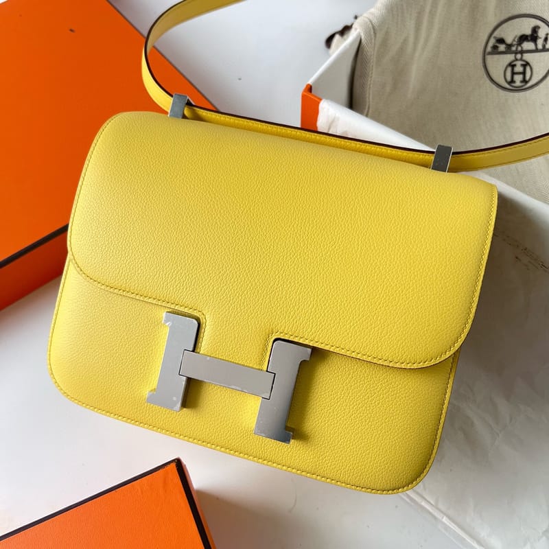 CONSTANCE 24CM EVERCOLOR 9O JAUNE DE NAPLES SILVER HARDWARE