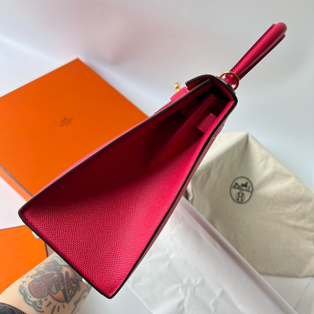 KELLY 28CM EPSOM A5 BOUGANINVILLER GHW KELLY 28CM EPSOM A5 BOUGANINVILLER GHW