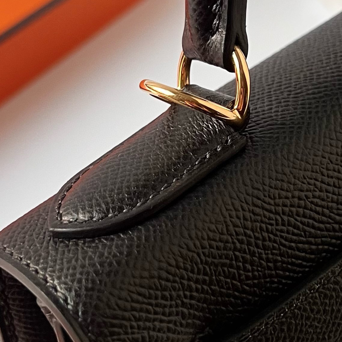 KELLY 28CM EPSOM 89 NOIR GHW