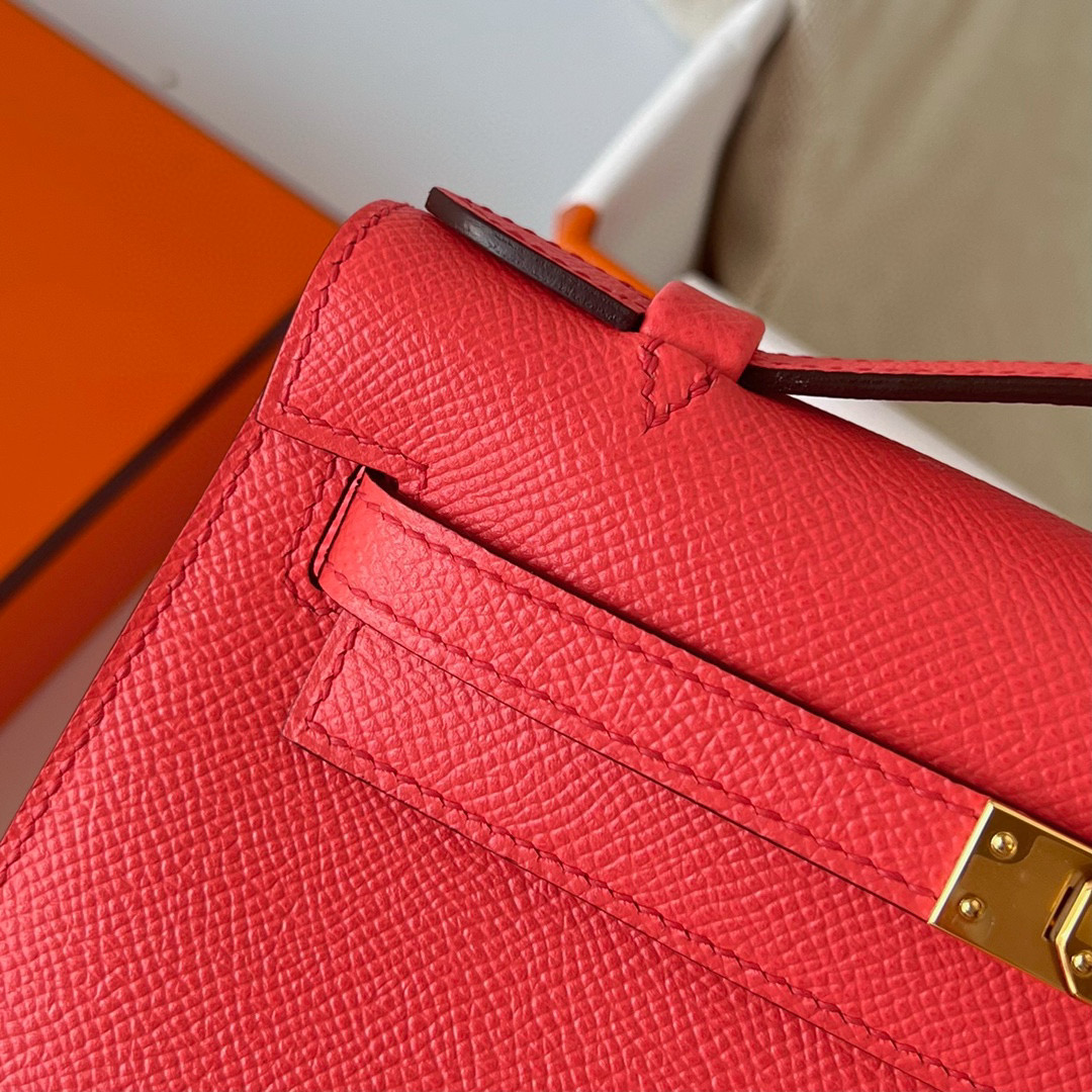 KELLY POCHETTE EPSOM 0E ROSE TEXAS GHW