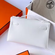KELLY POCHETTE SWIFT 01 WHITE PHW