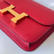 CONSTANCE 24CM EPSOM 镜子款 Q5 ROSE CASAQUE GHW