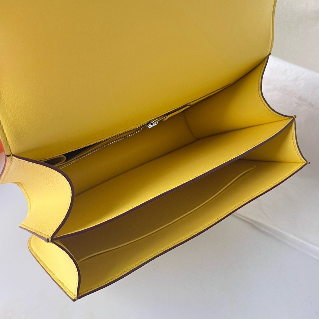 CONSTANCE 24CM EVERCOLOR 9O JAUNE DE NAPLES SILVER HARDWARE