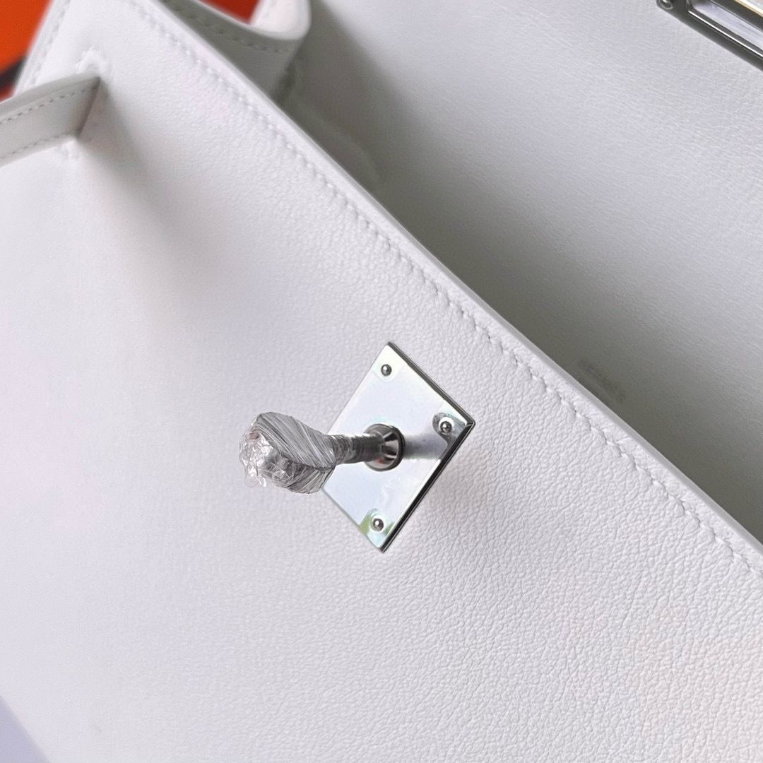 KELLY POCHETTE SWIFT 01 WHITE PHW