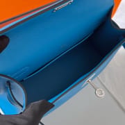KELLY POCHETTE SWIFT B3 BLEU ZANZIBAR PHW