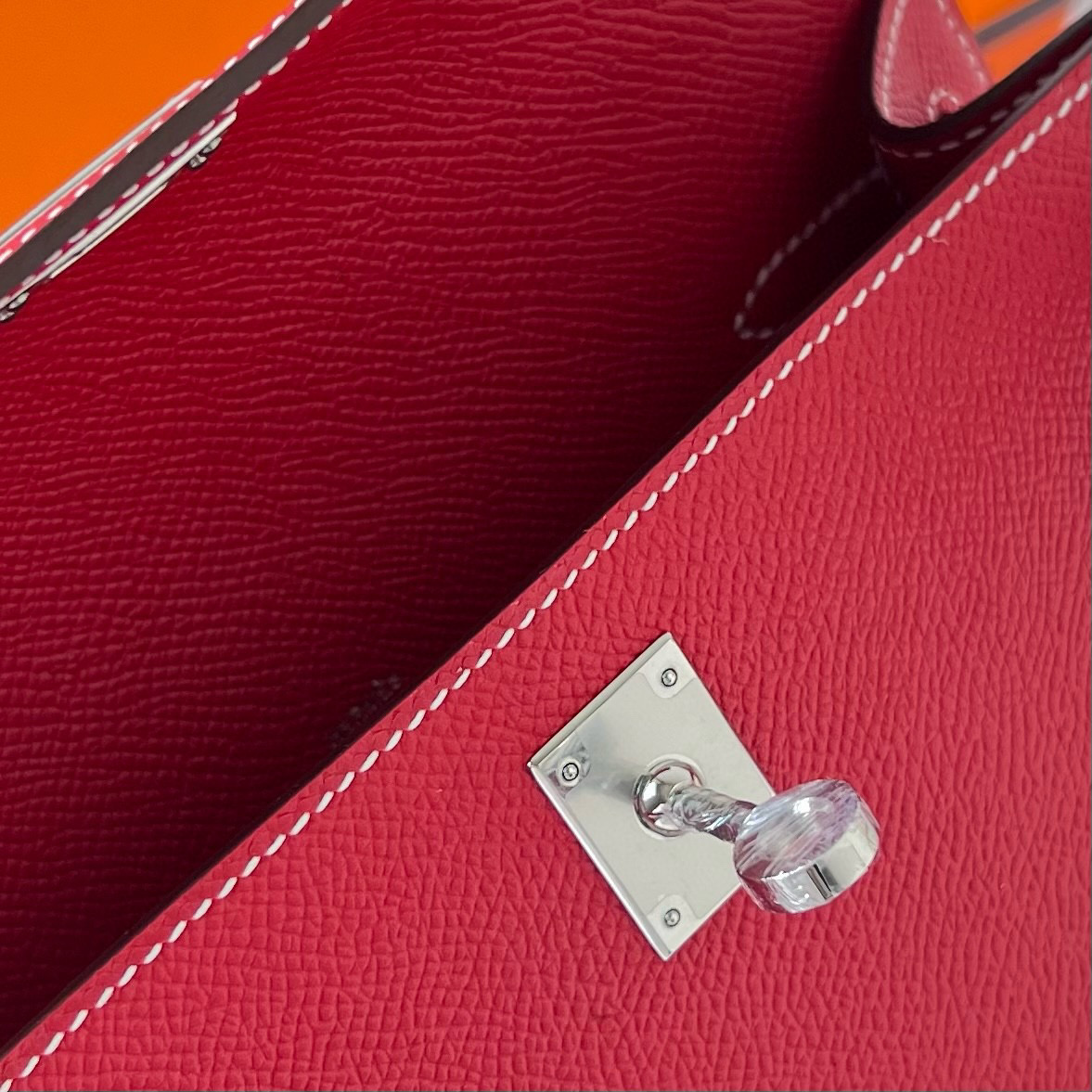 KELLY POCHETTE EPSOM Q5 ROSE CASAQUE PHW KELLY POCHETTE EPSOM Q5 ROSE CASAQUE PHW