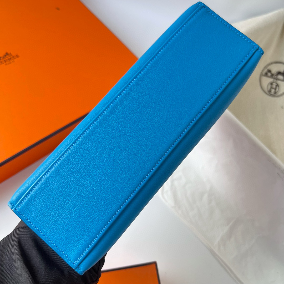 KELLY POCHETTE SWIFT B3 BLEU ZANZIBAR PHW KELLY POCHETTE SWIFT B3 BLEU ZANZIBAR PHW