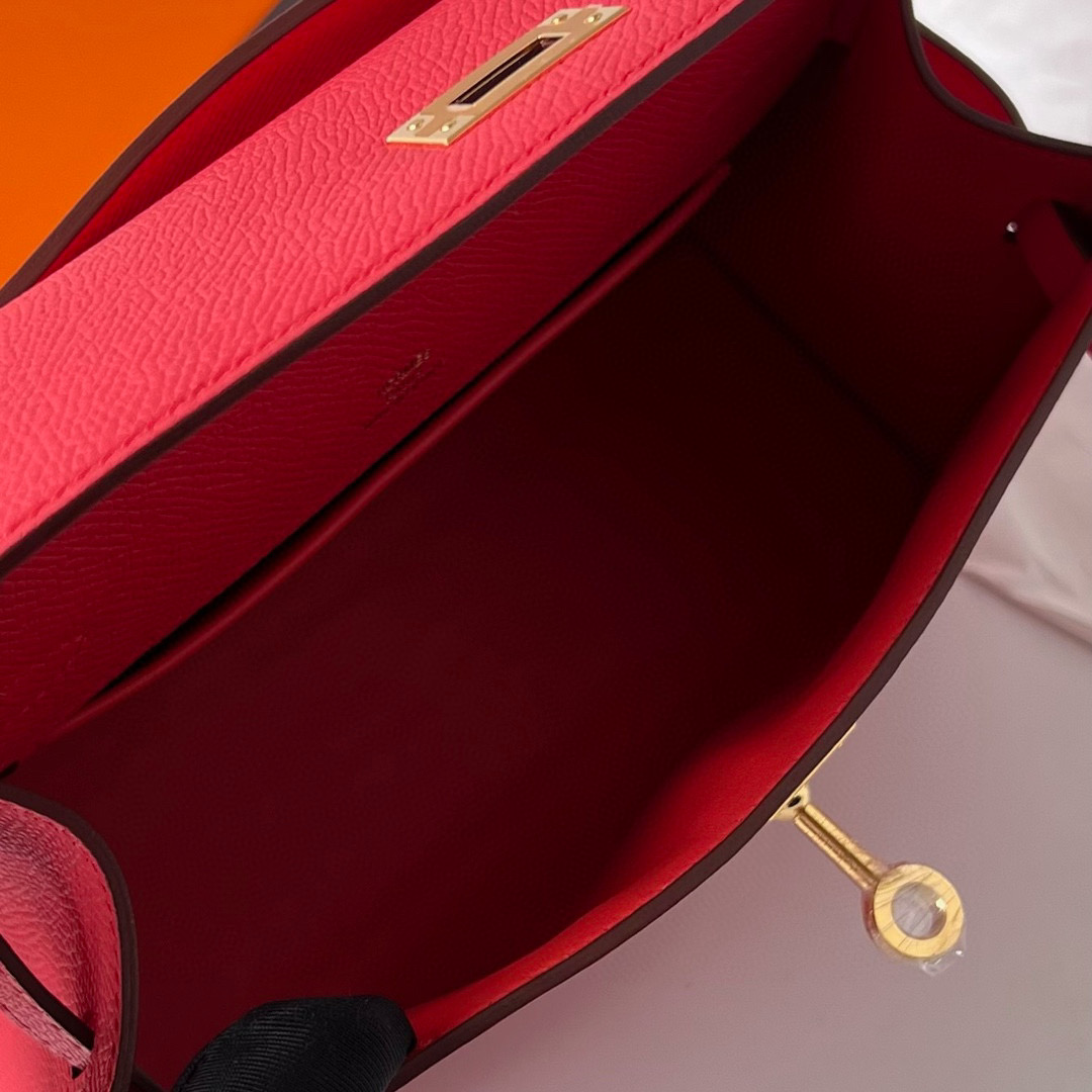 KELLY POCHETTE EPSOM T5 ROSE JAIPUR GHW KELLY POCHETTE EPSOM T5 ROSE JAIPUR GHW
