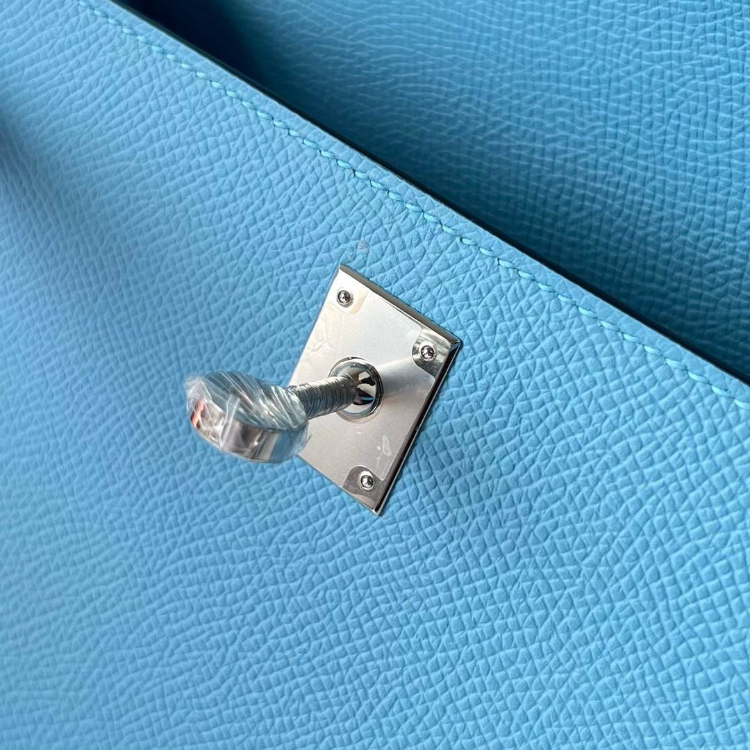 KELLY POCHETTE EPSOM P3 BLEU DU NORD PHW