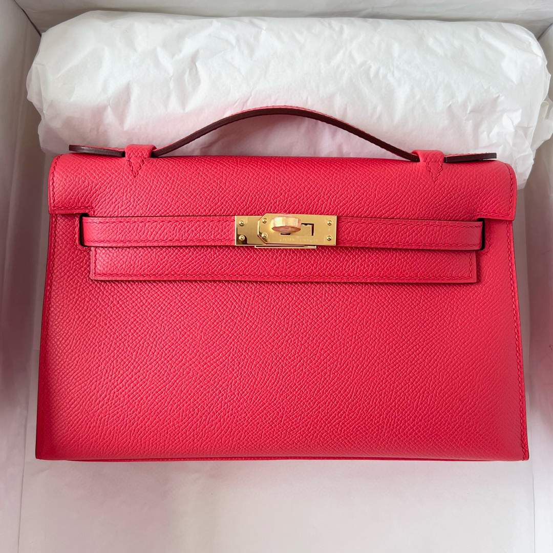 KELLY POCHETTE EPSOM T5 ROSE JAIPUR GHW KELLY POCHETTE EPSOM T5 ROSE JAIPUR GHW