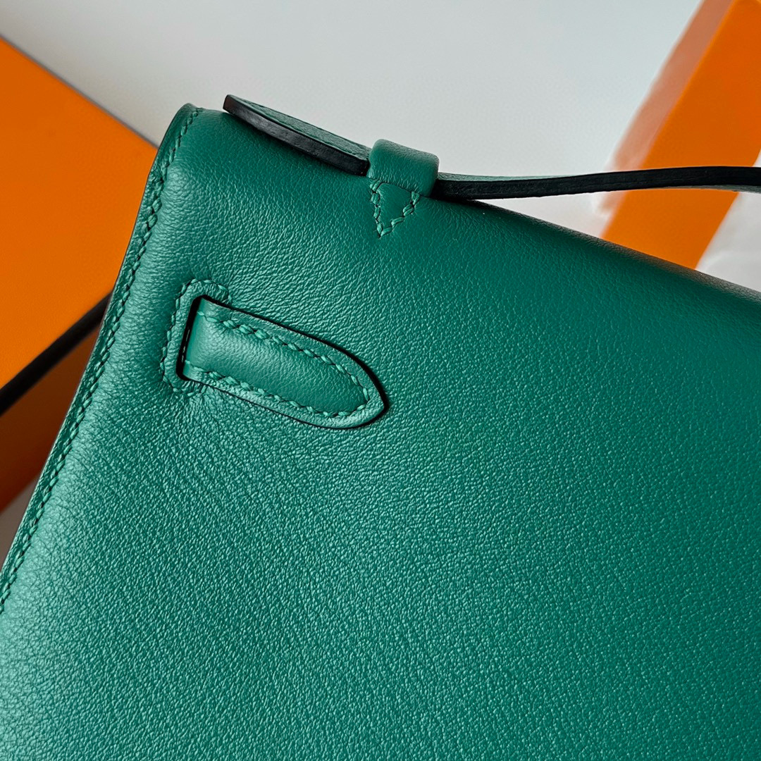KELLY POCHETTE SWIFT Z6 MALACHITE GHW KELLY POCHETTE SWIFT Z6 MALACHITE GHW