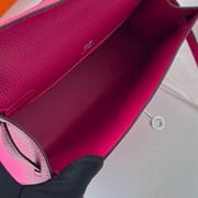 KELLY POCHETTE CHEVRE 0D ROSE MEXICO PHW
