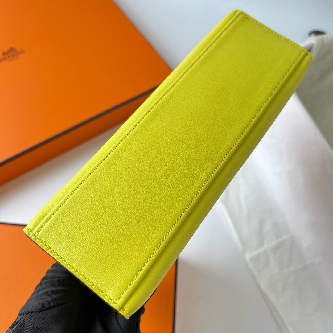 KELLY POCHETTE SWIFT 9R LIME GHW KELLY POCHETTE SWIFT 9R LIME GHW