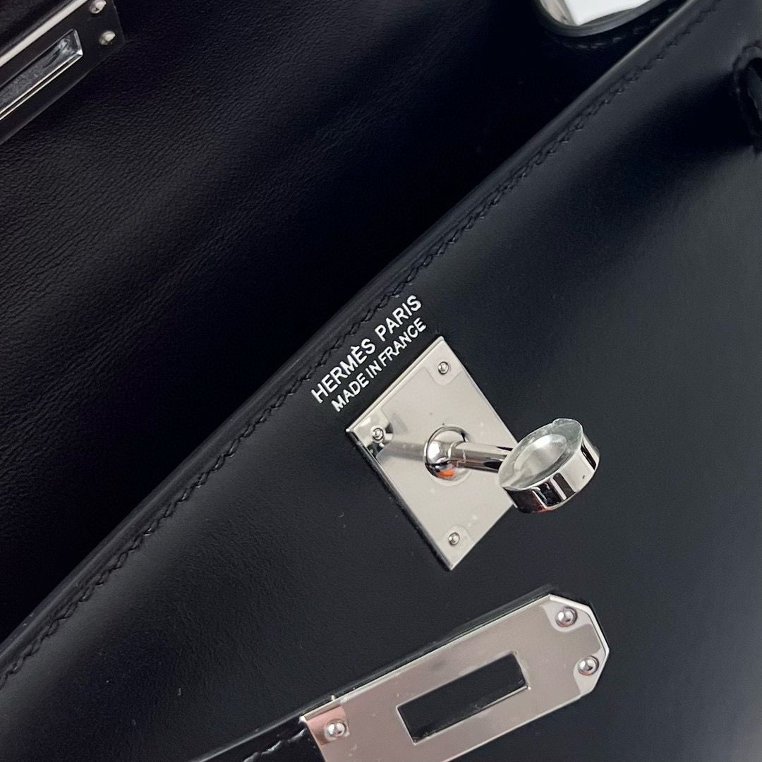 MINI KELLY BOX 89 NOIR PHW