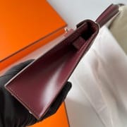 MINI KELLY BOX 57 BORDEAUX PHW