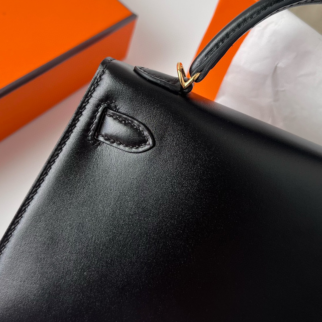MINI KELLY BOX 89 NOIR GHW MINI KELLY BOX 89 NOIR GHW