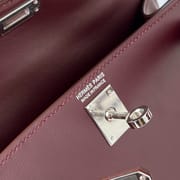 MINI KELLY BOX 57 BORDEAUX PHW