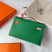 KELLY POCHETTE EPSOM P3 BLEU DU NORD/U4 VERT VERIGO/X9 MAUVE SYLVESTRE/9J FEU/E5 ROSE TYRIEN/A5 BOUGANINVILLER/T0 BLUE BRUME PHW