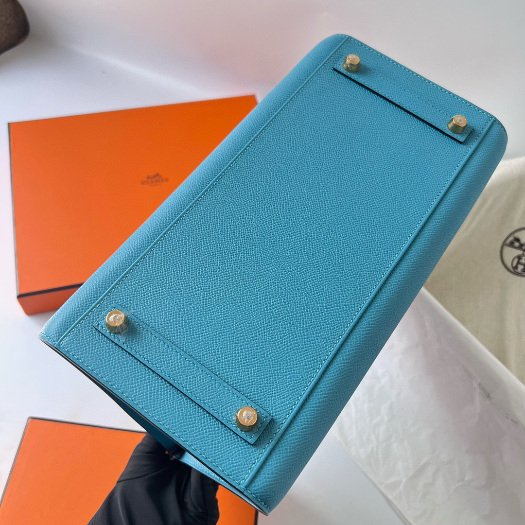 BIRKIN 30CM SELLIER EPSOM P3 BLEU DU NORD GHW