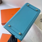 BIRKIN 30CM SELLIER EPSOM P3 BLEU DU NORD GHW