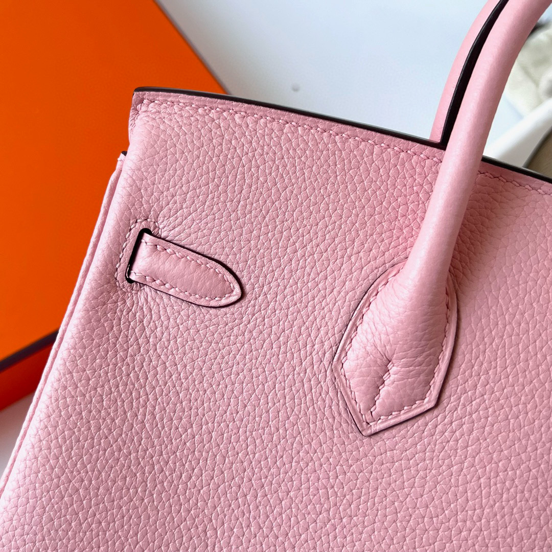 BIRKIN 25CM TAURILLON CLEMENCE 3Q ROSE SAIURA PHW BIRKIN 25CM TAURILLON CLEMENCE 3Q ROSE SAIURA PHW