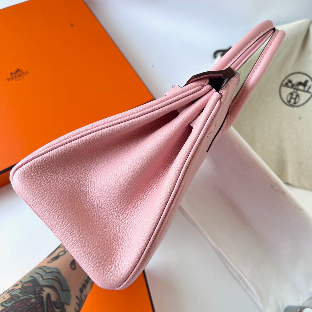 BIRKIN 25CM TAURILLON CLEMENCE 3Q ROSE SAIURA PHW BIRKIN 25CM TAURILLON CLEMENCE 3Q ROSE SAIURA PHW
