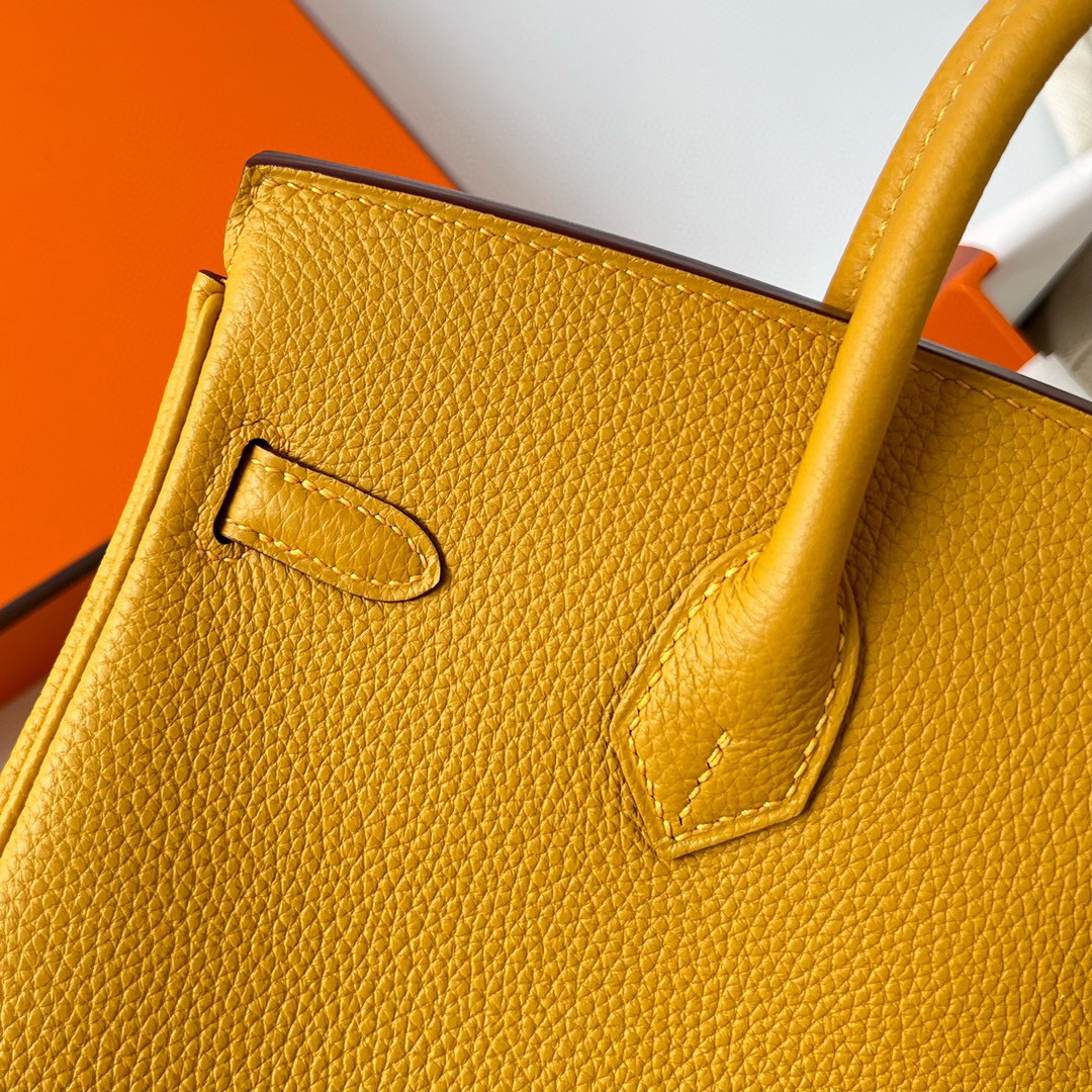 BIRKIN 25CM TAURILLON CLEMENCE 9D JAUNE AMBE GHW BIRKIN 25CM TAURILLON CLEMENCE 9D JAUNE AMBE GHW