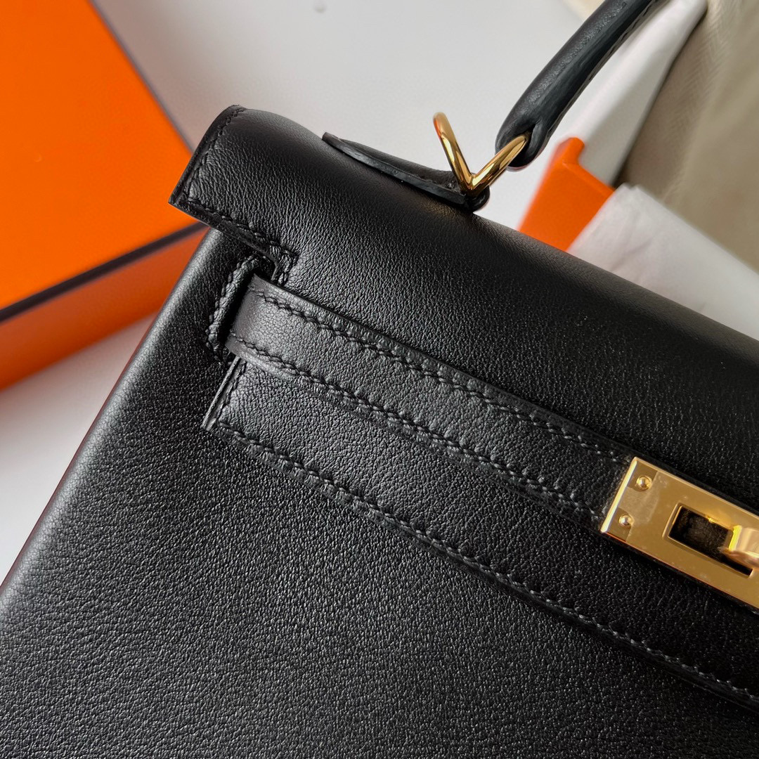 KELLY 25CM SWIFT 89 NOIR GHW