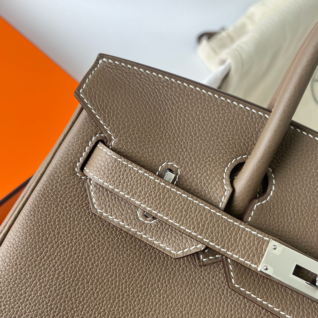 BIRKIN 30CM TAURILLON CLEMENCE 18 ETOUPE PHW BIRKIN 30CM TAURILLON CLEMENCE 18 ETOUPE PHW