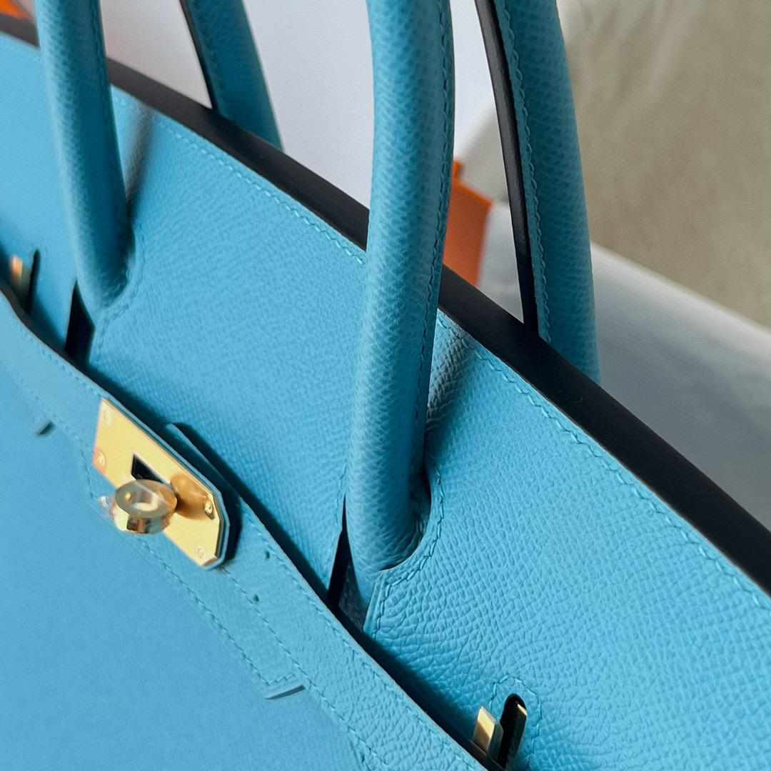 BIRKIN 30CM SELLIER EPSOM P3 BLEU DU NORD GHW