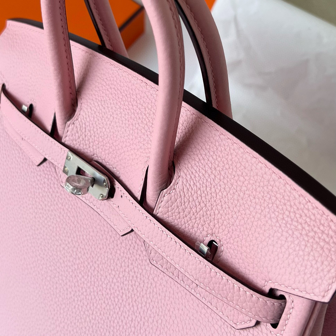 BIRKIN 25CM TAURILLON CLEMENCE 3Q ROSE SAIURA PHW BIRKIN 25CM TAURILLON CLEMENCE 3Q ROSE SAIURA PHW