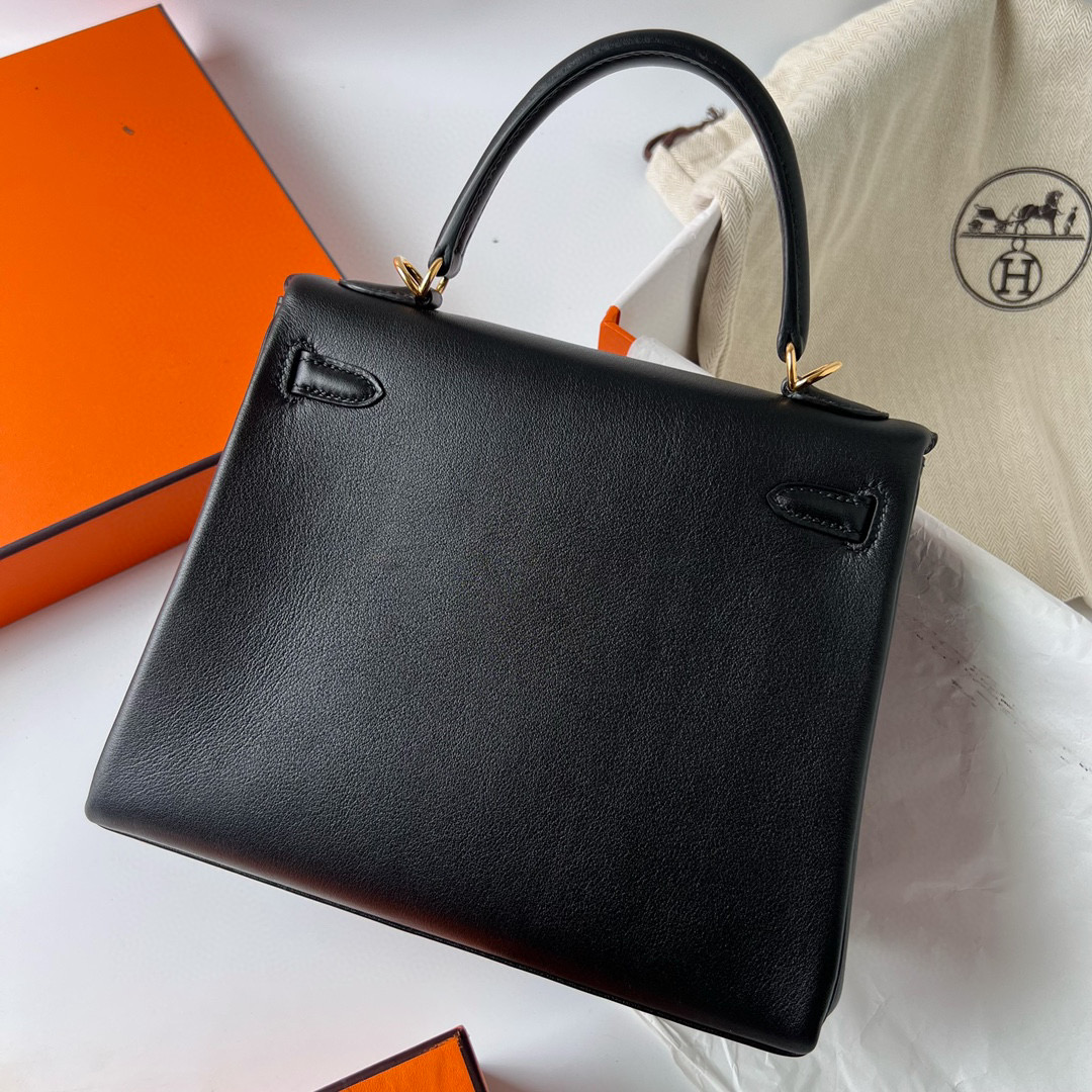 KELLY 25CM SWIFT 89 NOIR GHW