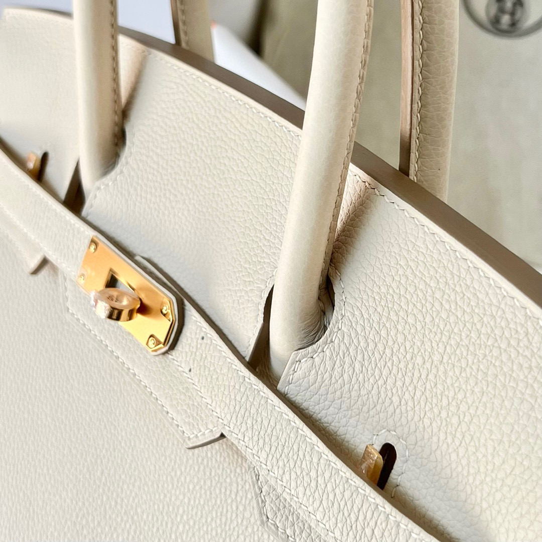 BIRKIN 30CM TAURILLON CLEMENCE 10 CRAIE GHW BIRKIN 30CM TAURILLON CLEMENCE 10 CRAIE GHW
