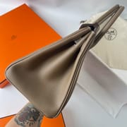 BIRKIN 30CM TAURILLON CLEMENCE 18 ETOUPE PHW