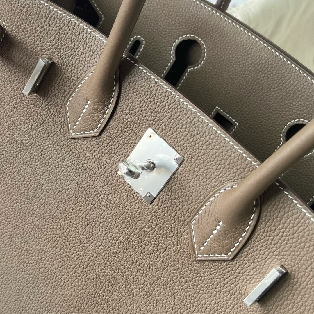 BIRKIN 30CM TAURILLON CLEMENCE 18 ETOUPE PHW BIRKIN 30CM TAURILLON CLEMENCE 18 ETOUPE PHW