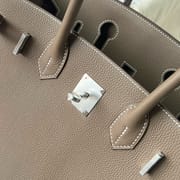 BIRKIN 30CM TAURILLON CLEMENCE 18 ETOUPE PHW