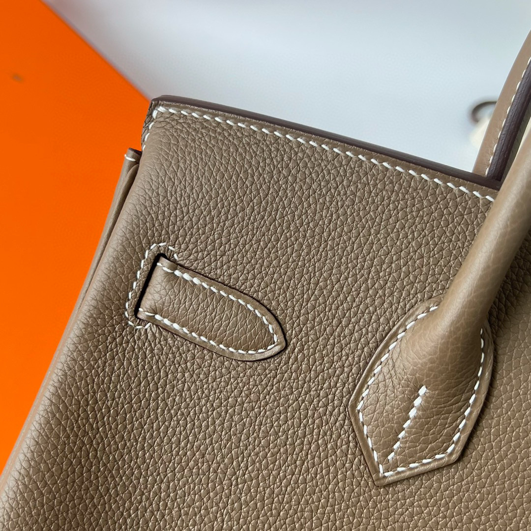 BIRKIN 30CM TAURILLON CLEMENCE 18 ETOUPE PHW BIRKIN 30CM TAURILLON CLEMENCE 18 ETOUPE PHW