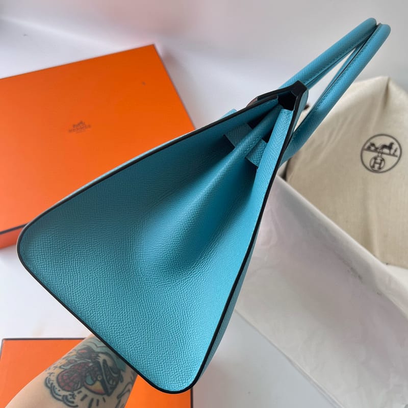 BIRKIN 30CM SELLIER EPSOM P3 BLEU DU NORD GHW